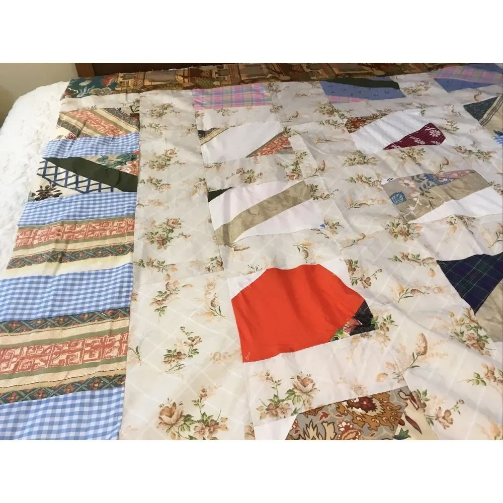 Handmade quilt top